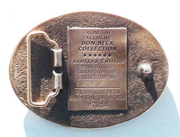 Collector Bronze belt buckles