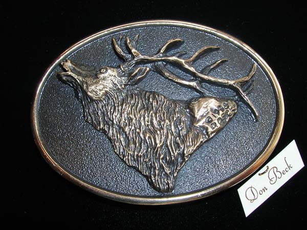 Rocky Mountain Elk bronze sculpture