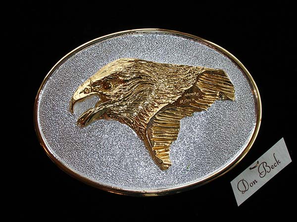 Golden Eagle bronze sculpture
