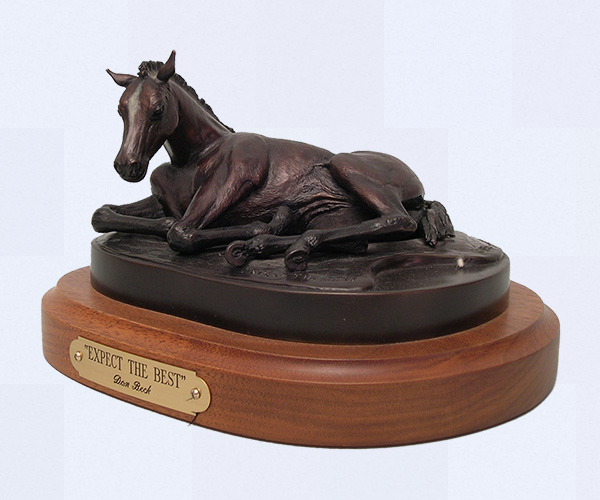 Equine bronze sculpture