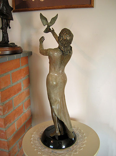 World Peace bronze sculpture