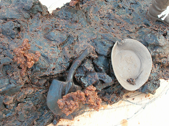 Historic gold mining prospector bronze sculpture