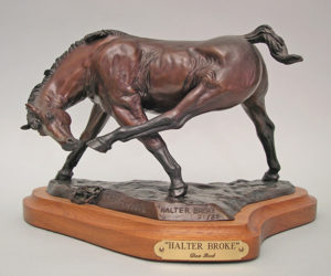 Halter Broke - Bronze Sculpture